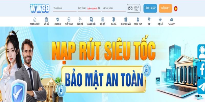 Nạp tiền WW88 qua hệ thống ví điện tử thông dụng