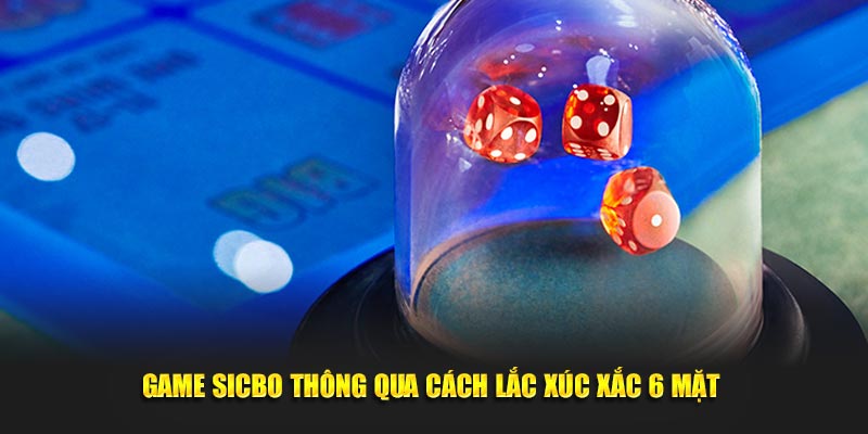 Game sicbo thông qua cách lắc xúc xắc 6 mặt